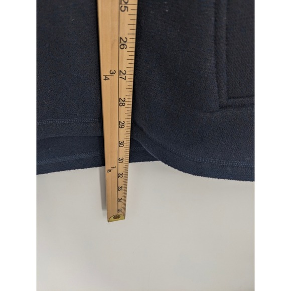 Smartwool Hudson Trail Fleece Vest Mens XL Navy Blue Merino Wool Blend Full Zip - Picture 10 of 10